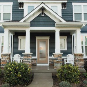 Symmetrical Front Entrance