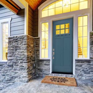 A Welcoming Blue Door