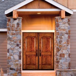 A Grand Rustic Entrance