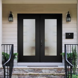 Black Double Door