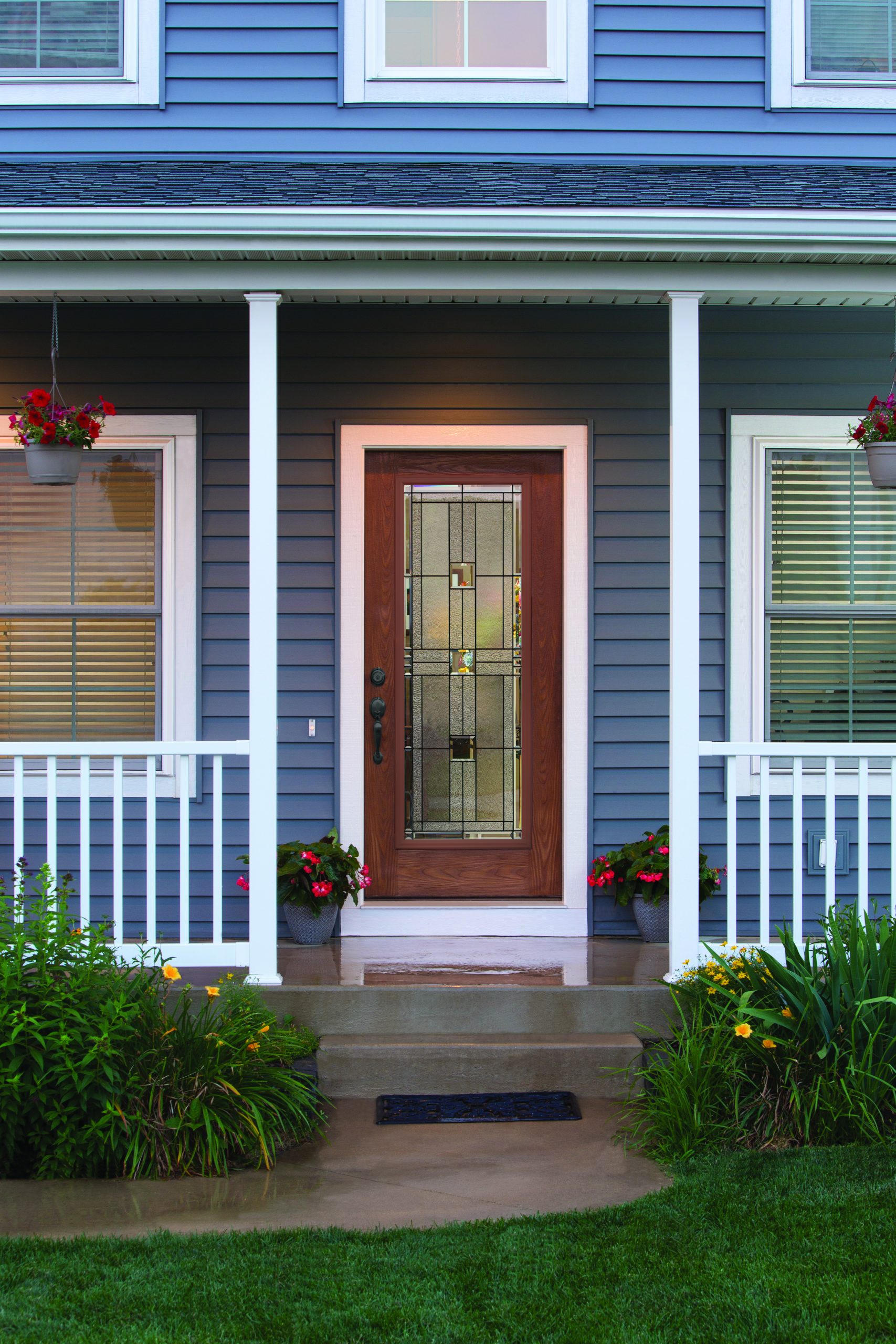 Textured Entrance