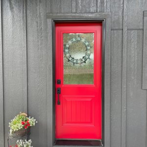 Glowing Red Entrance
