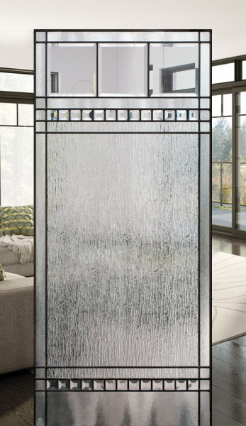 Exterior Door Glass &ndash; Brownstone